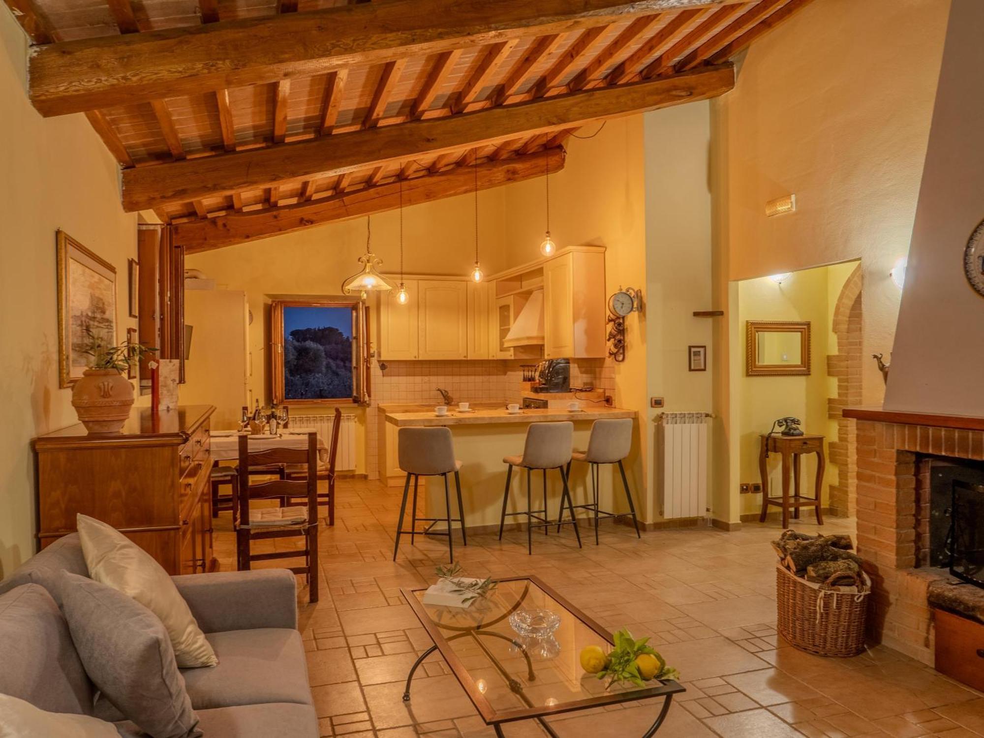 Agriturismo Pascianella Appartamento Bel Tramonto Castelmuzio Екстериор снимка